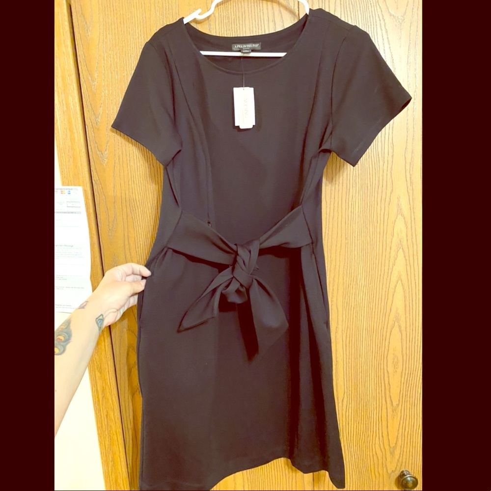 NWT black maternity/nursing dress